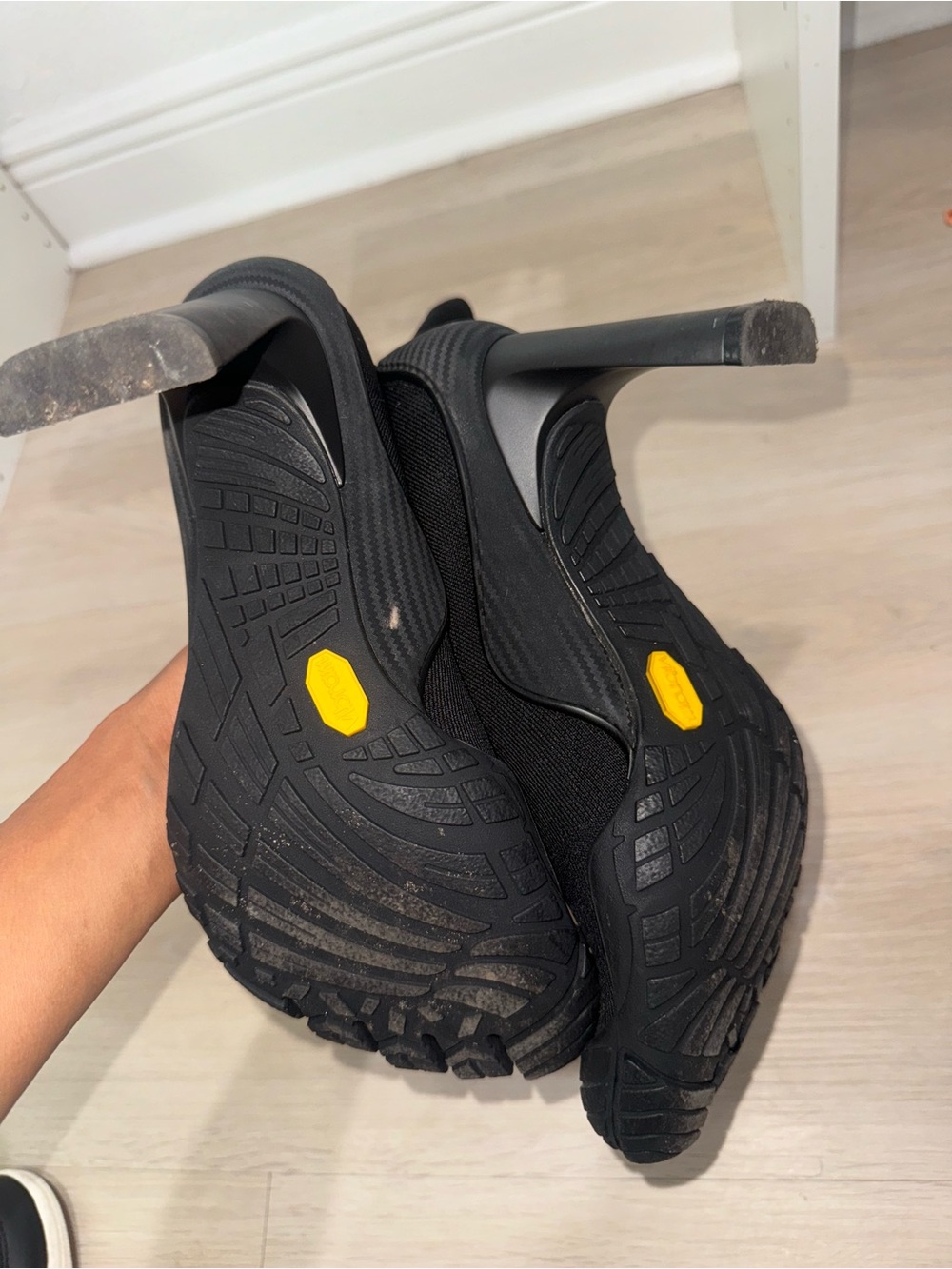 Balenciaga x Vibram Sock-Toe-Heel Stiletto Boots - Picture 3 of 5